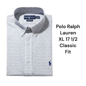 Polo Ralph Lauren XL 17 1/2 Classic Fit Long Sleeve Button-down Shirt
